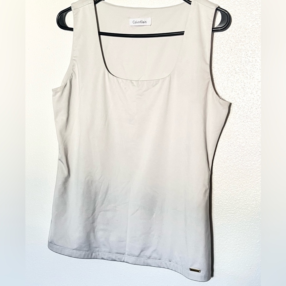 CALVIN KLEIN - Square neck Top - Picture 4 of 4